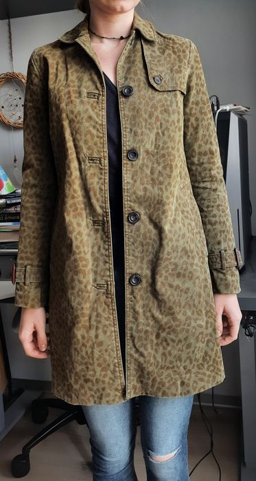 Куртка. Плащ. Леопард. Розмір S