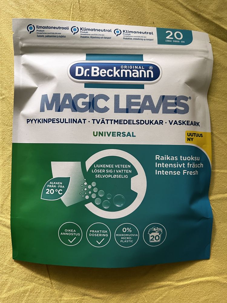 Dr. Beckmann серветки для прання .