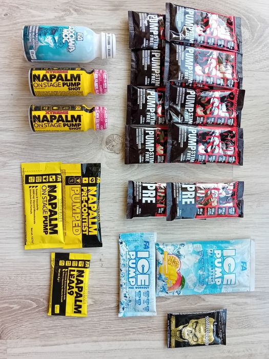 Suplementy przedtreningowe / pre workout / pump stim