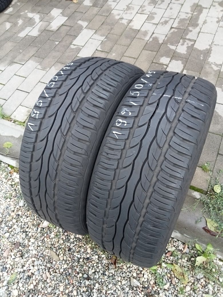 2x Opony Używane 195/50R15 Letnie Dębica