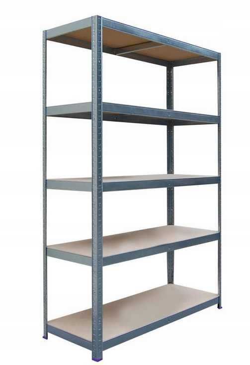 NOWY REGAŁ METALOWY Magazynowy 90x40x180 5 półek 750kg Stabilny