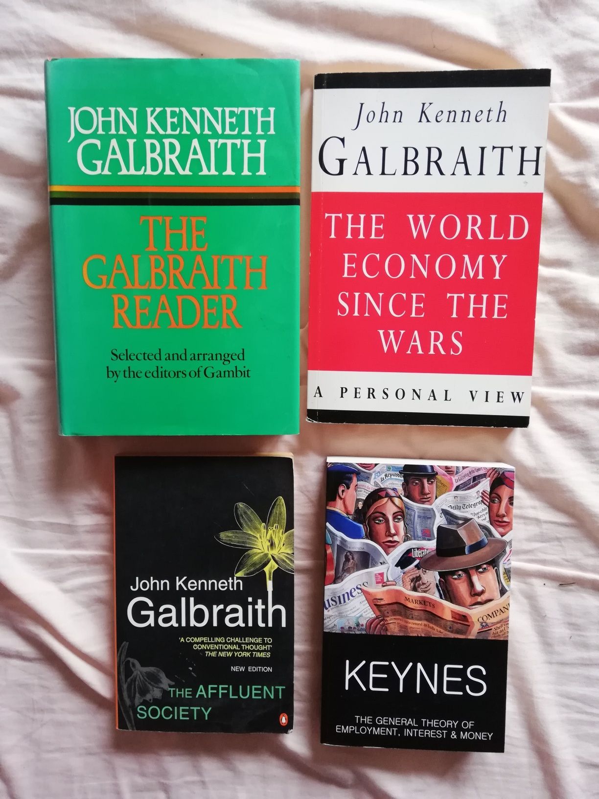 Livros de Economia - Galbraith, Keynes (portes grátis)