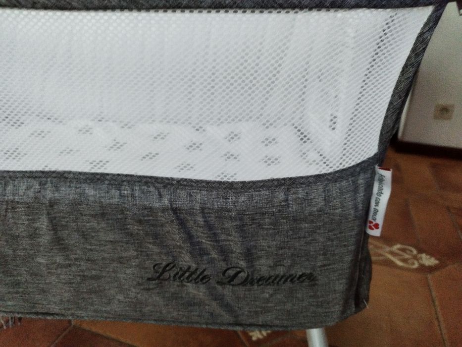 Mini berço asalvo cinza