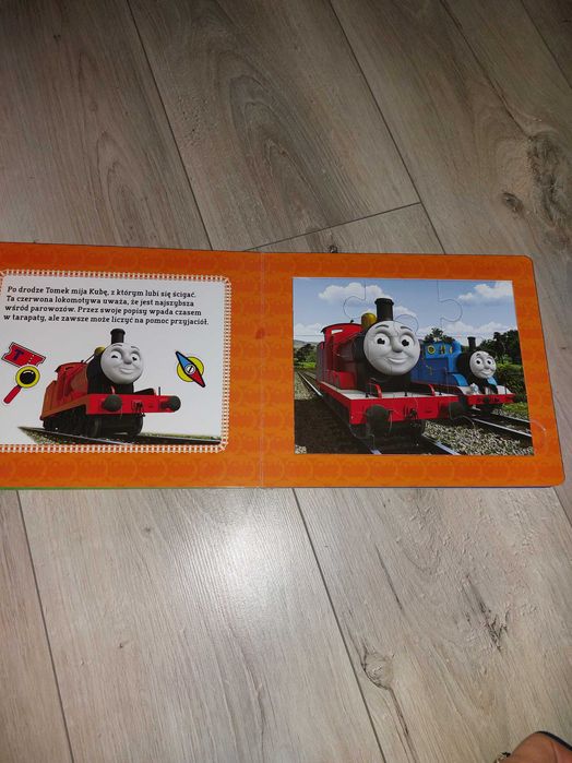 Mini książeczka malucha tomek i przyjaciele pociąg  puzzle