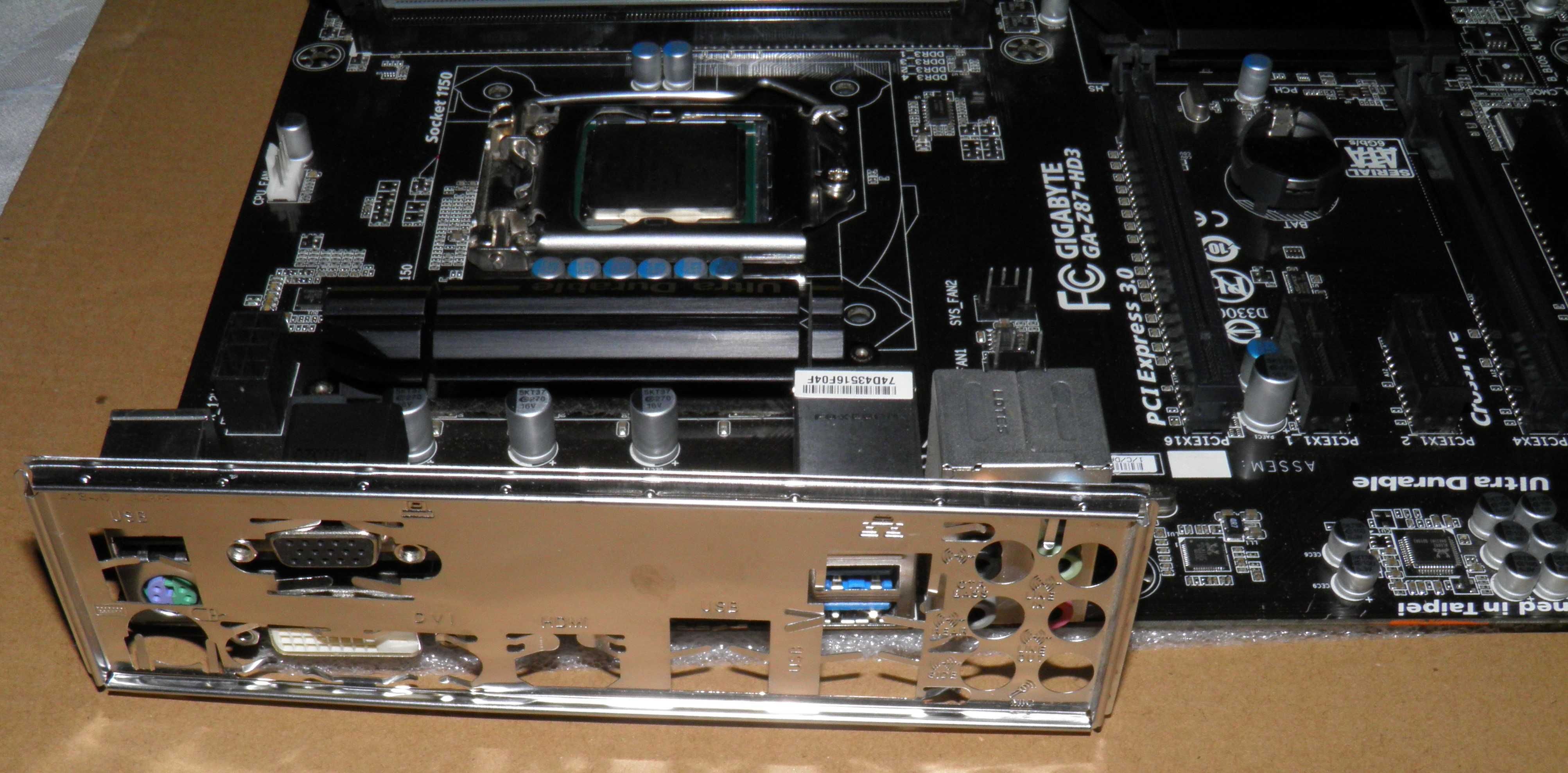 Socket 1150 Комплект Gigabyte GA-Z87-HD3+i5-4670K