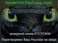 Чіп тюнинг прошивка Hyundai & KIA Eвро 4(2) Милікм, вибір мови