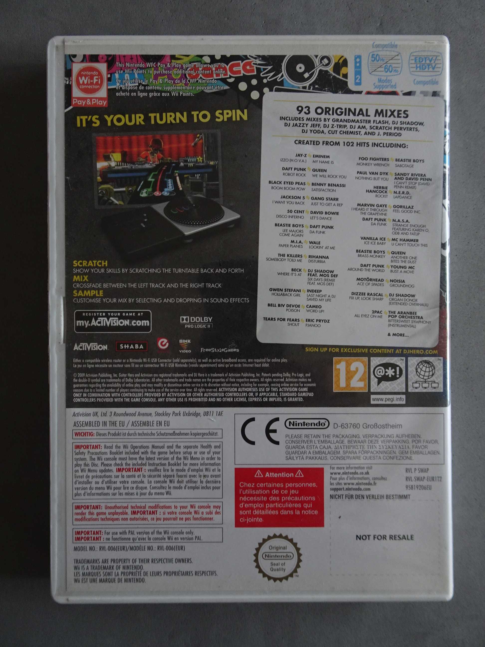 Jogo WII Dj Hero