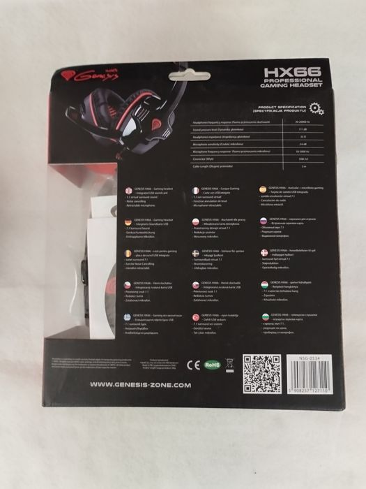 Nowe słuchawki Genesis HX66