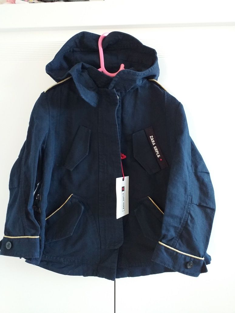 Zara SPRLS kurtka parka Nowa w stylu marynarskim 120