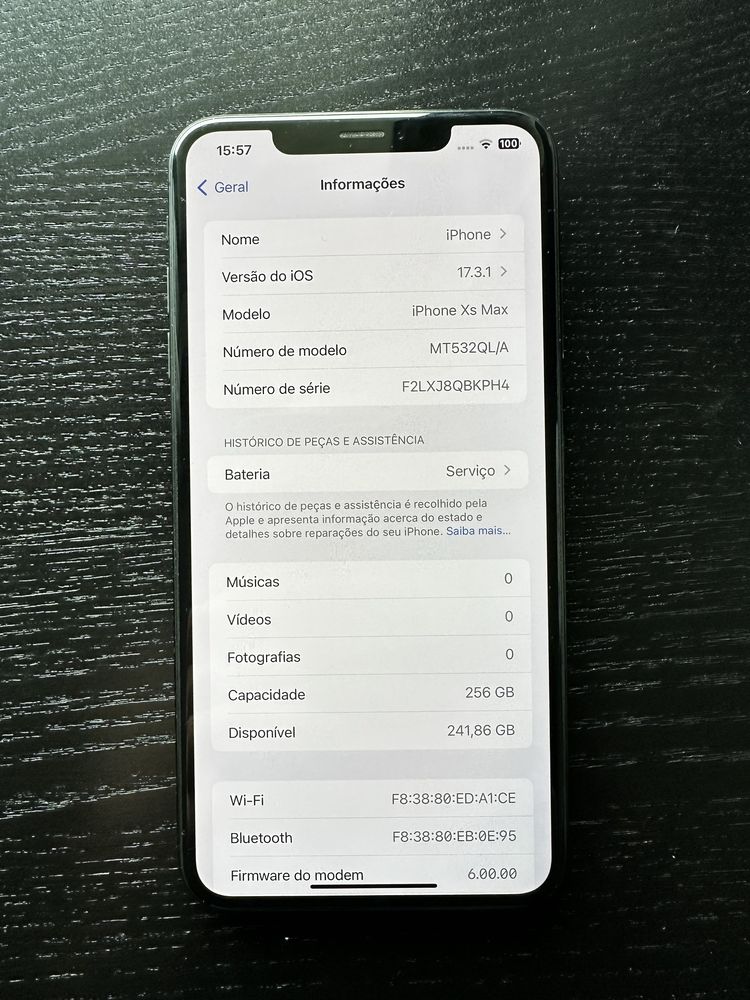 iPhone XS Max 256GB *usado*