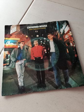 Disco single de vinil Crowded house 1986