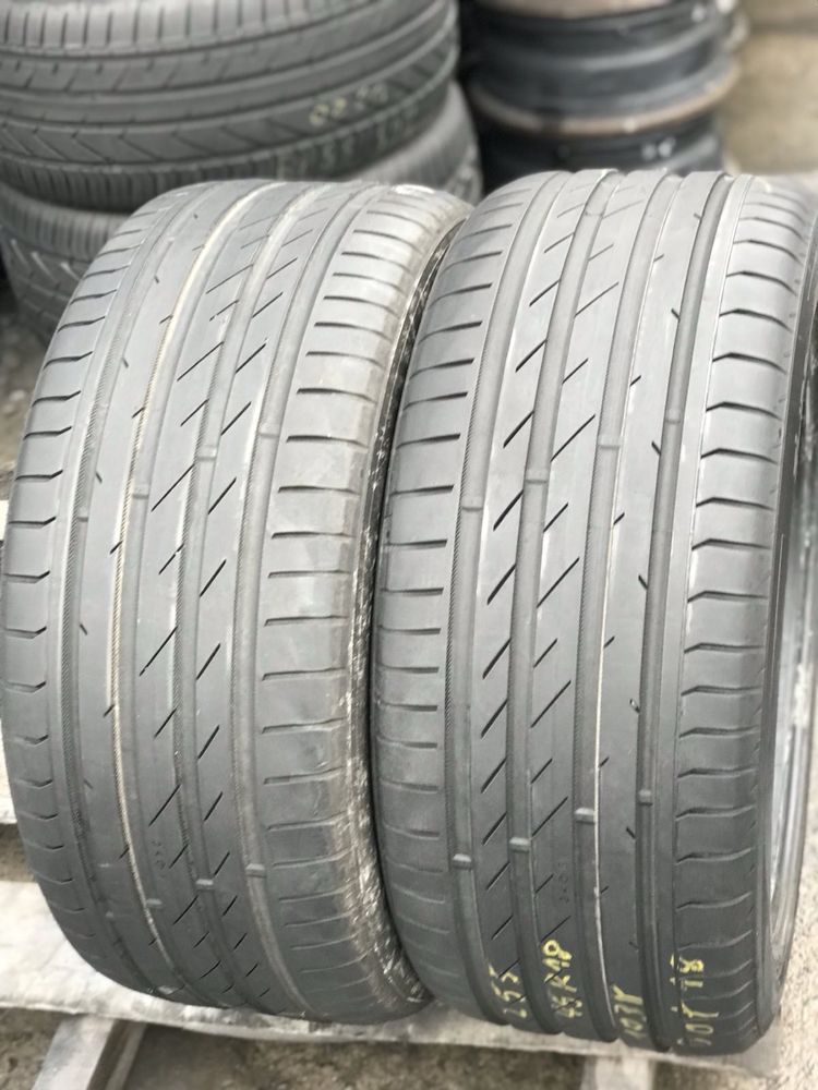 Nokian 255/45r18 пара резина шини б/у склад оригінал літо