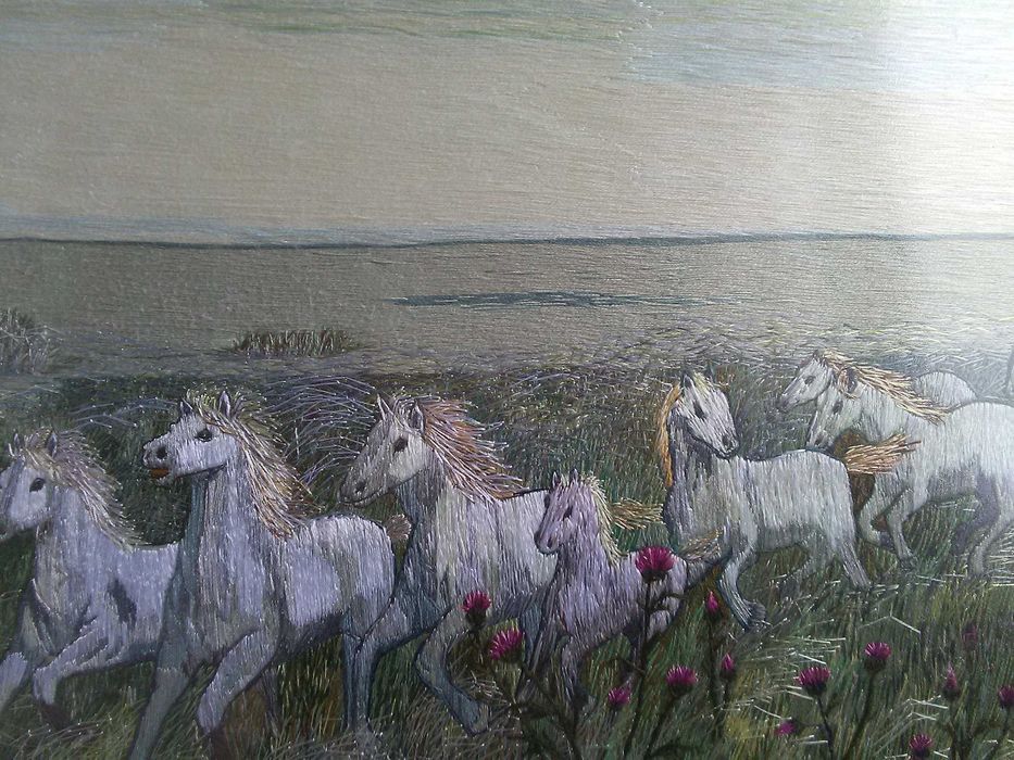 Вишита в ручну картина '' Степ ''