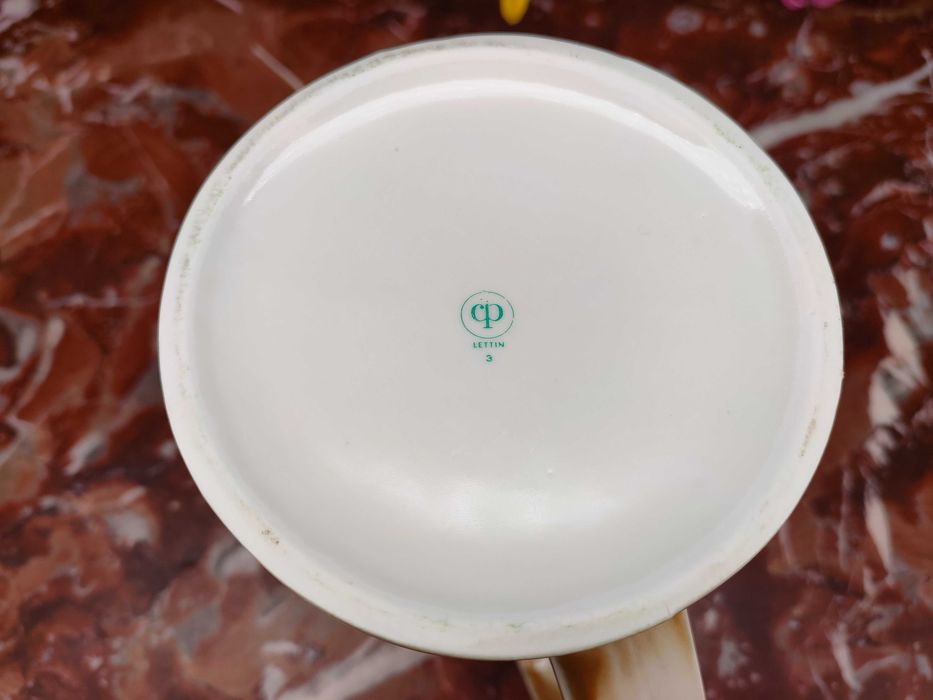 Porcelanowy myśliwski kufel -Polowanie na dziki i jelenia-0,8L- Lettin