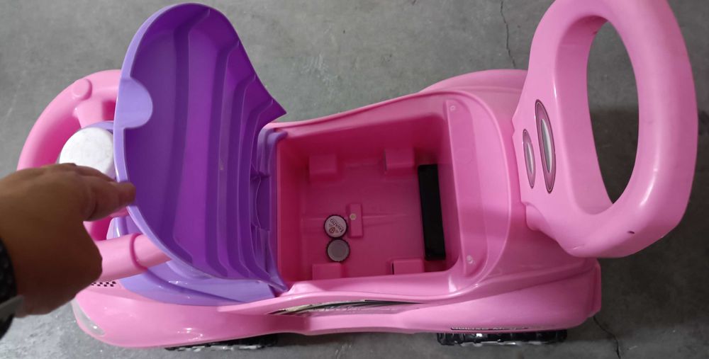 Carro andador rosa