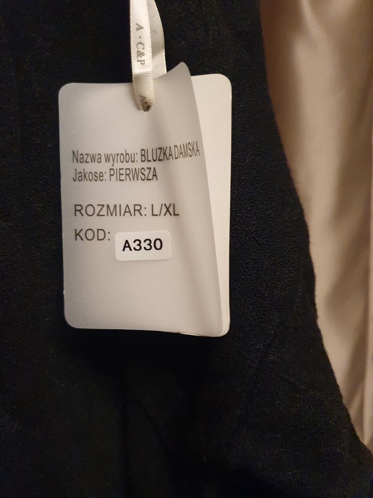 Czarny półgolf damski