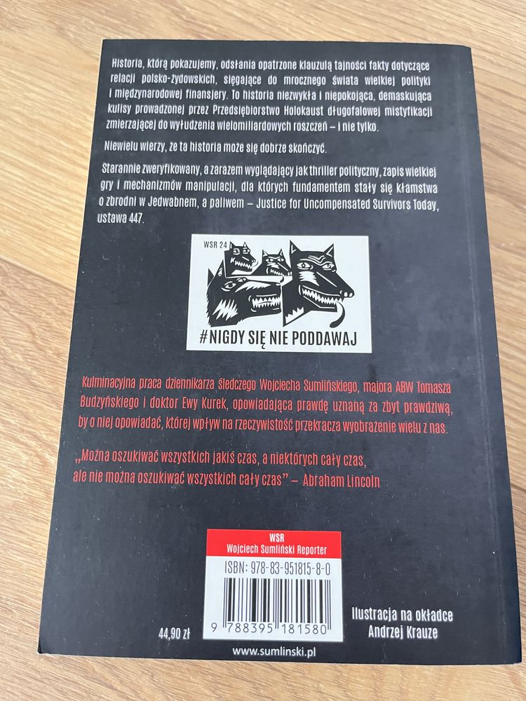 Powrót do Jedwabnego, W. Sumliński