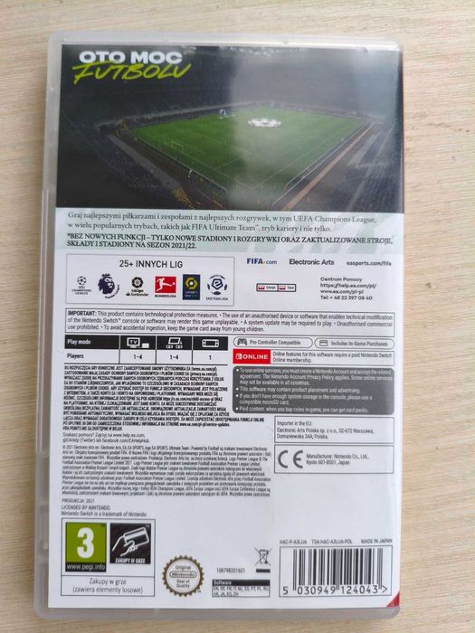 Nintendo Switch Fifa 22 Rus