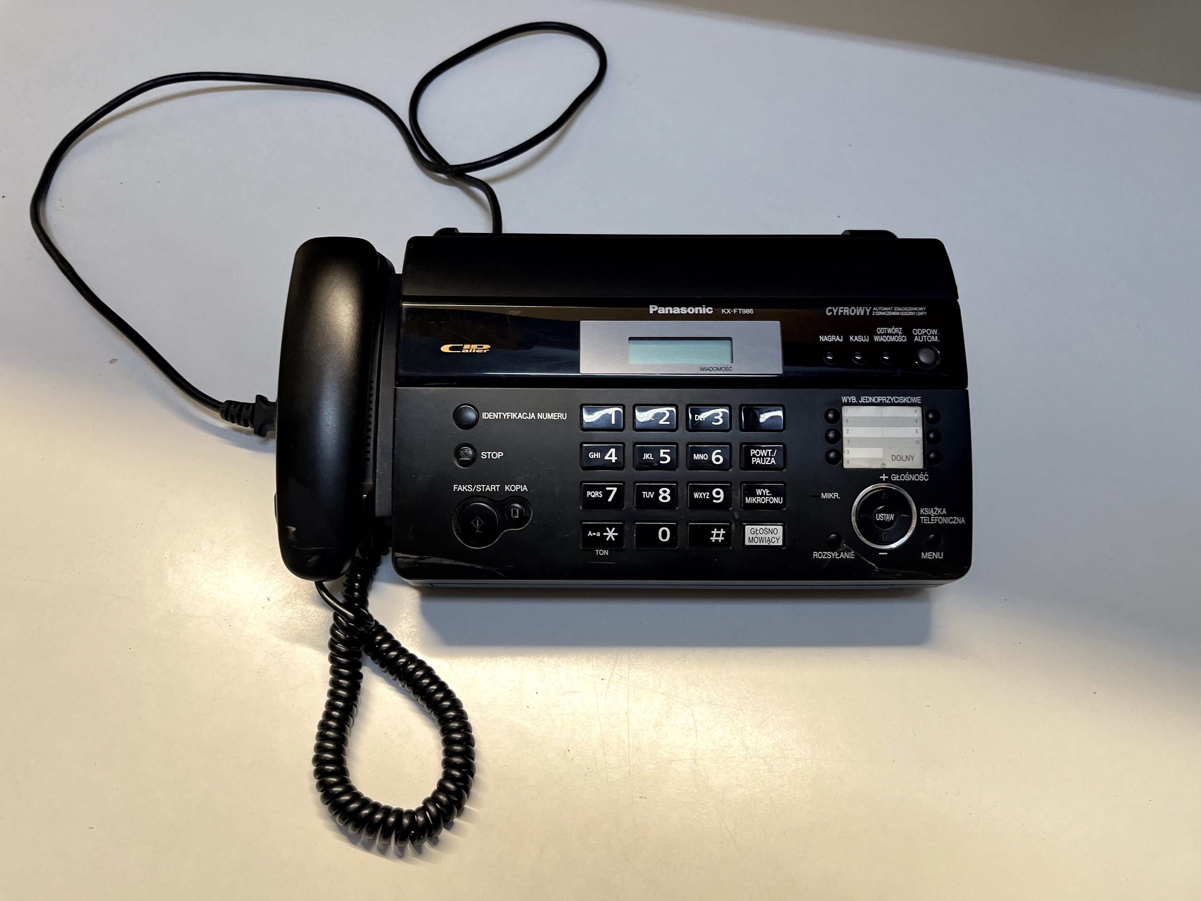 Telefon Fax Panasonic KX-FT25