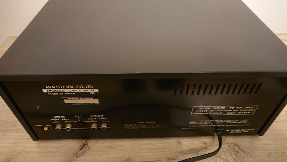 Magnetofon Akai CS-702dII Vintage