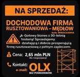 Dochodowa firma rusztowaniowa - Mędłòw k. Wrocławia