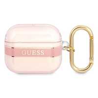 Guess  Gua3Hhtsp Airpods 3 Cover Różowy/Pink Strap Collection