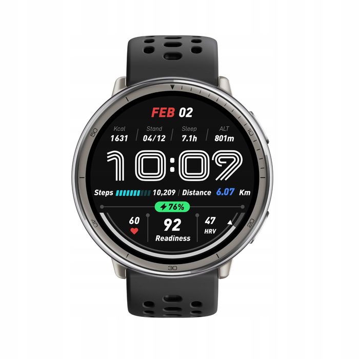 outlet smartwatch amazfit active 2 czarny bluetooth 270 mah