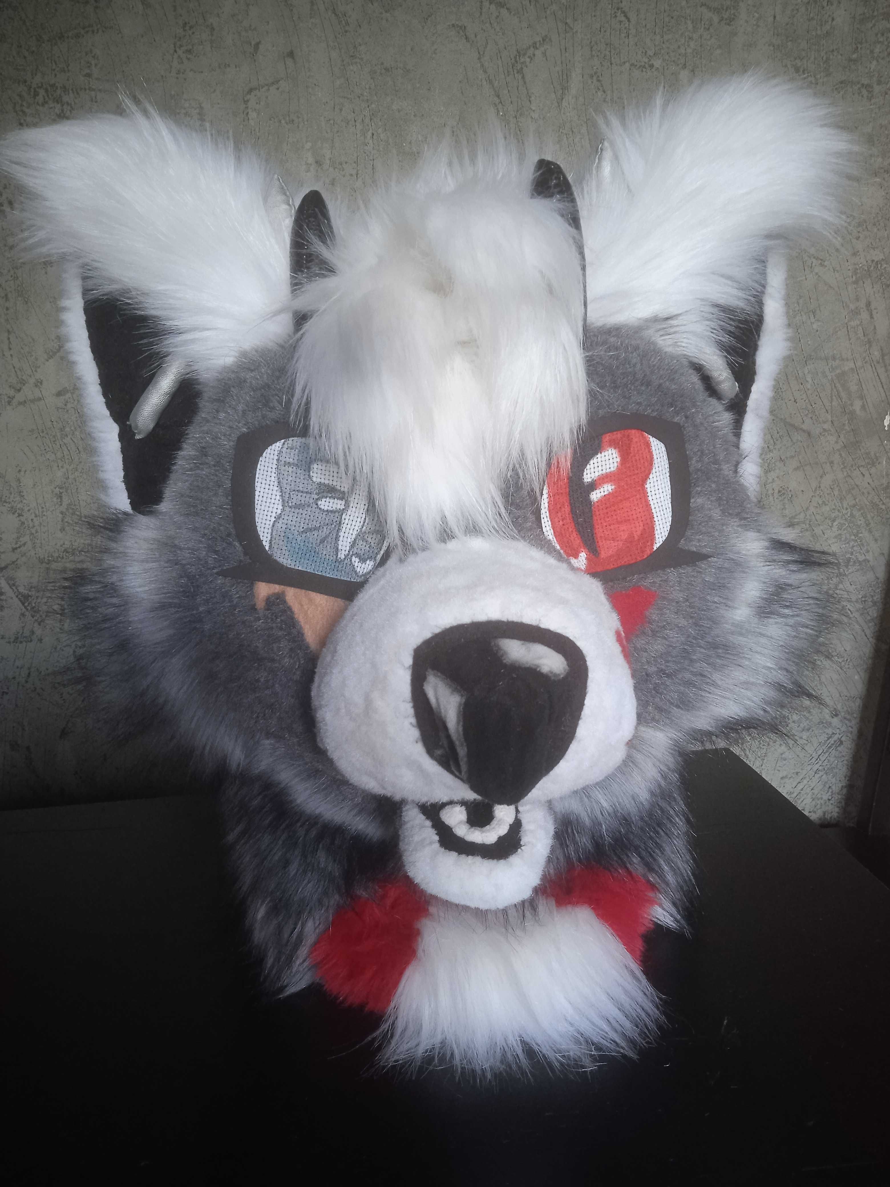 furry fursuit psowaty cosplay maska