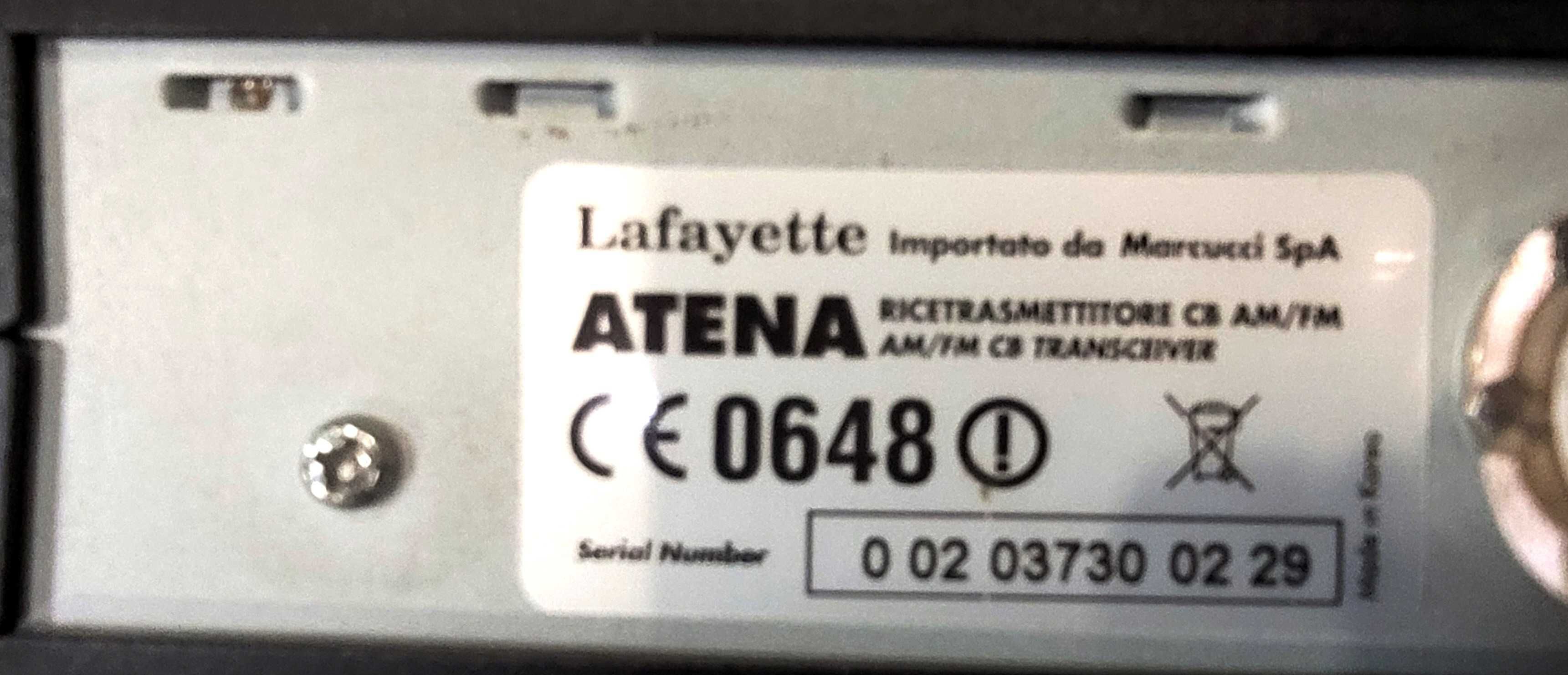 RADIO CB Lafayette Atena + ANTENA