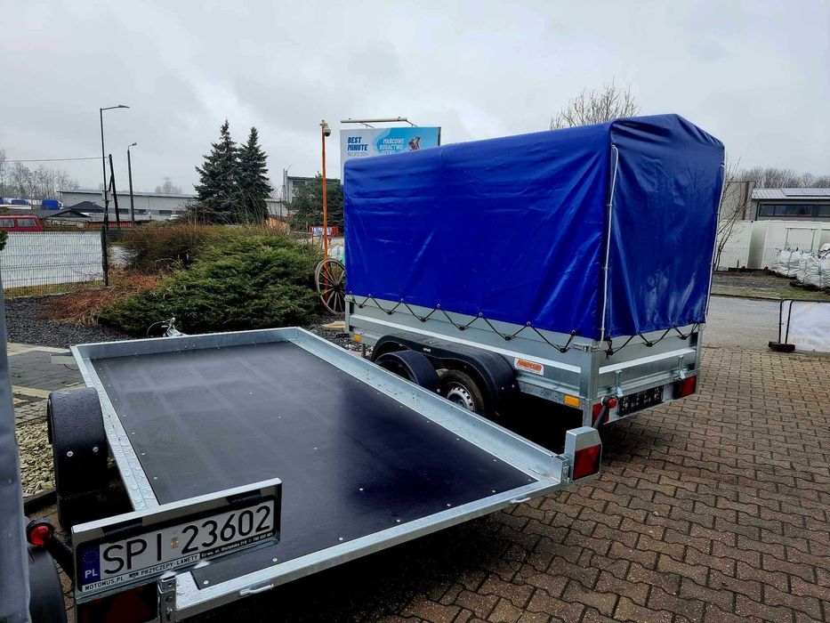 WYNAJEM PRZYCZEP; standard, dwuosiowa, quad, motor, dłużyca