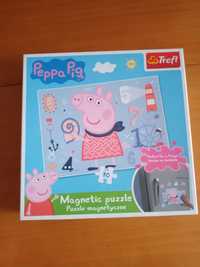 Puzzle magnetyczne Świnka Peppa