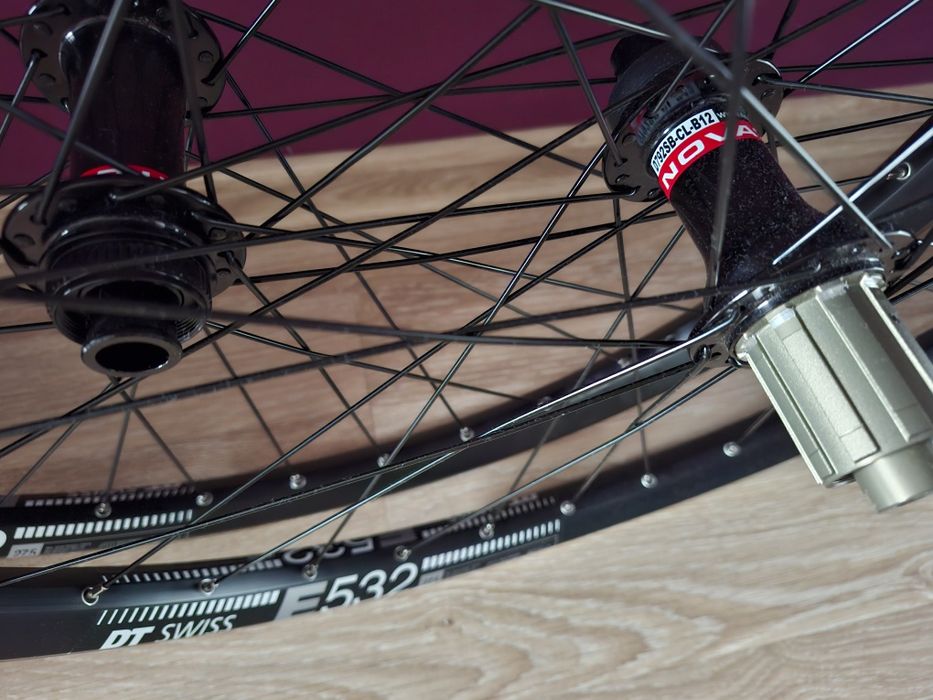 Nowe koła 27,5 dt swiss e532 novatec 792 boost centerlock bardzo mocne