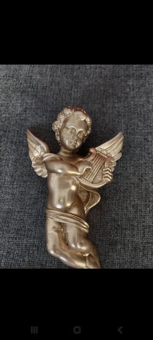 Anjo dourado para pendurar