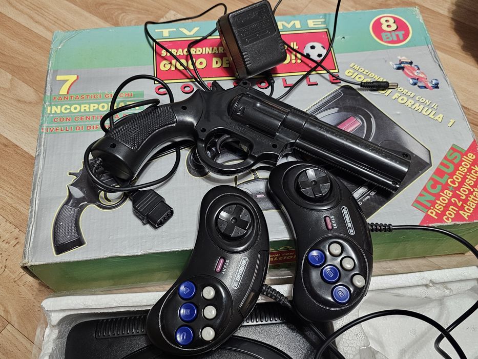 Вінтаж Ігрова Приставка Аналог NES 8-біт Зовні як Sega Повний Комплект