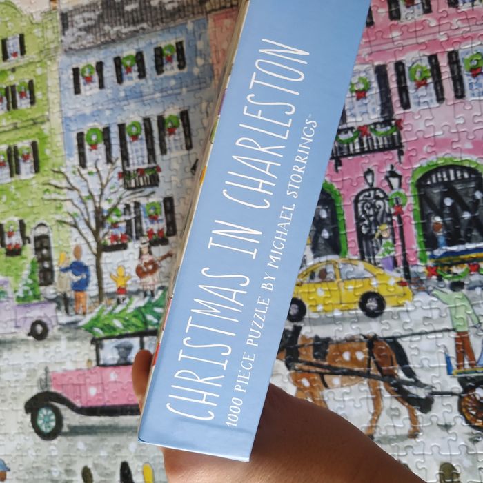 Puzzle Galison Christmas In Chatleston by Michael Storrings