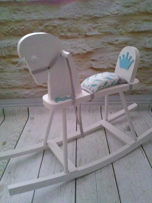 DREWNIANY Wózek budka dla lalek "Ani" z okienkiem