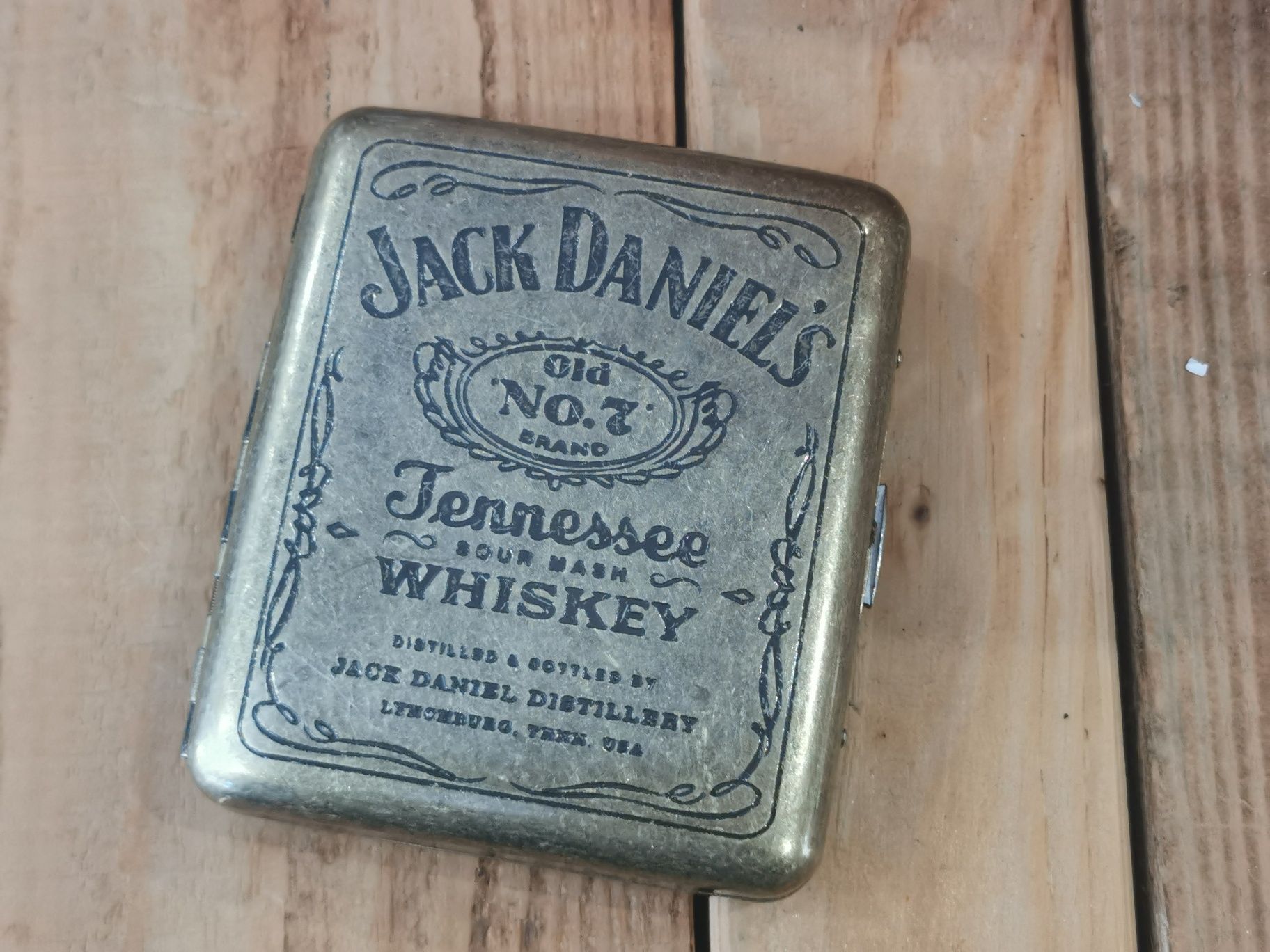 Papierośnica vintage stylizowana Jack Daniel s