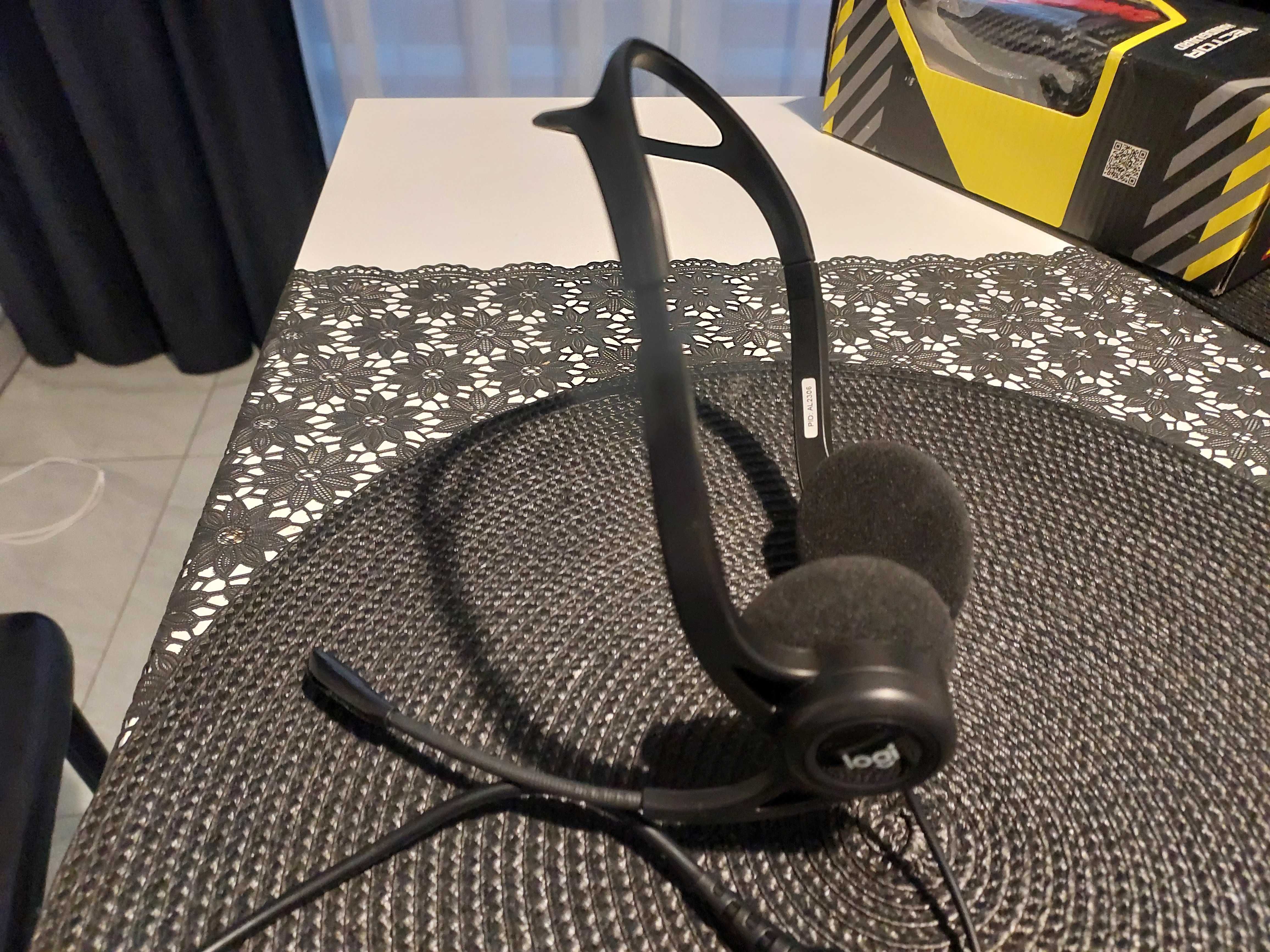 Słuchawki nauszne Logitech PC960 mikrofon
