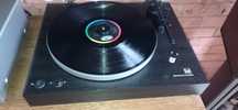 Gramofon Dual DT 450  z napędem pasowym,czarne drewno,piękny,