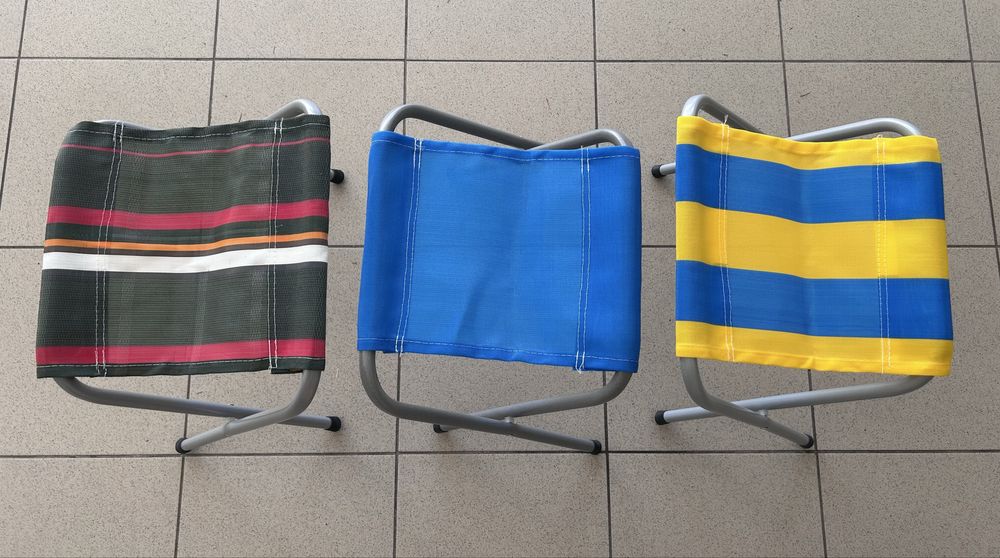 3 Bancos desdobráveis