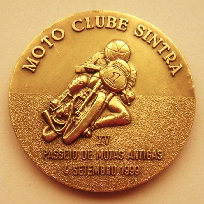 Medalha de Bronze Moto Clube de Sintra Passeio de Motas Antigas