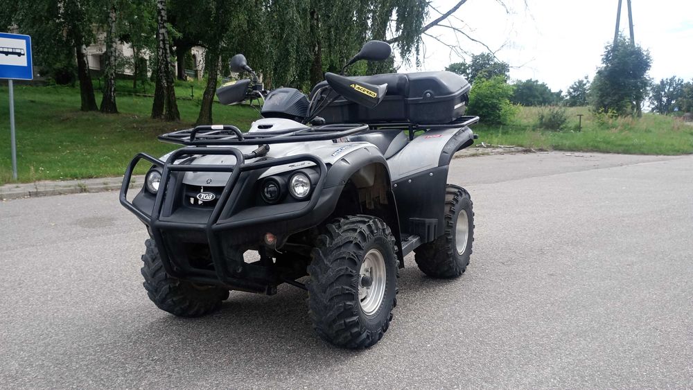 Duzy TGB BLADE 325 homologacja L7e alu kufer ładny!Kawasaki KVF360 4x4