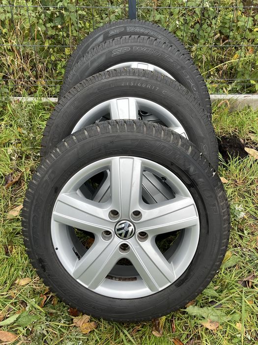 Koła zimowe 17” VW Multivan Caravelle Dunlop Winter Sport 3D 2023r