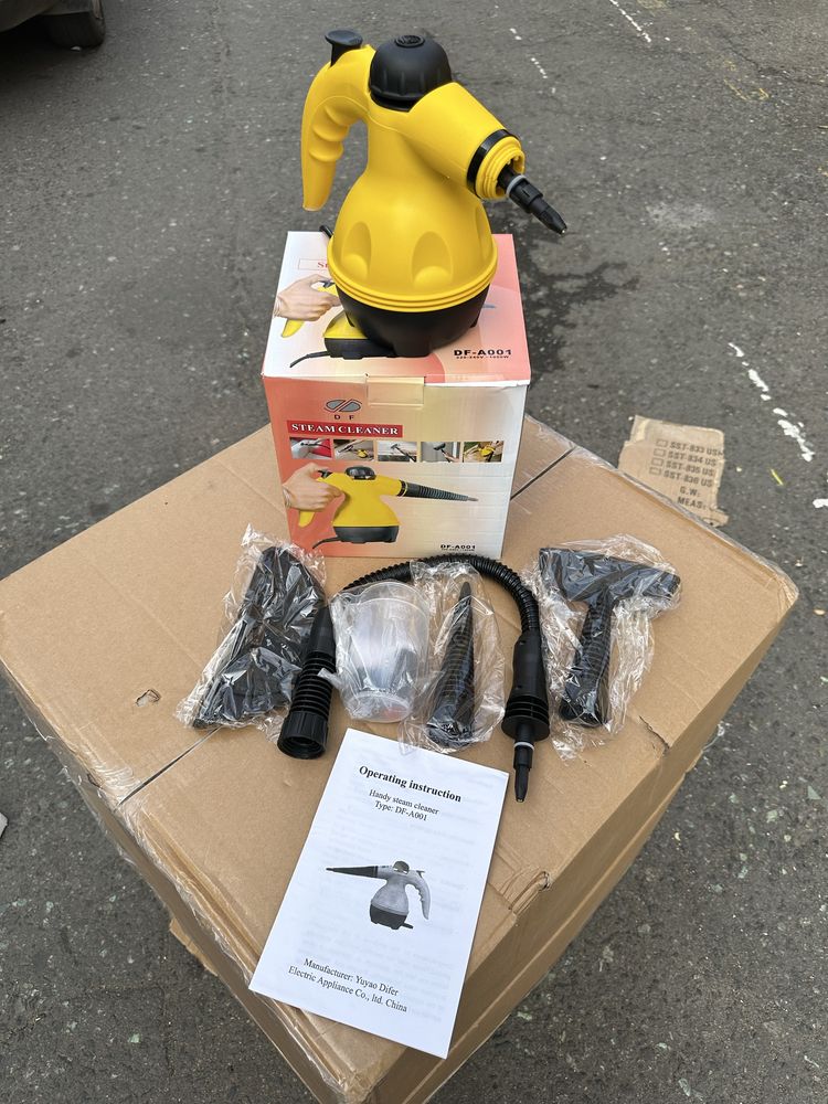 БЕЗ ПЕРЕДОПЛАТ! Ручний пароочисник Steam Cleaner Пароочиститель