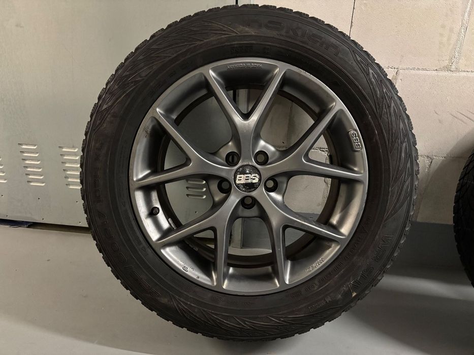 Subaru Forester 4 alufelgi BBS z oponami zimowymi Nokian 225/60R17