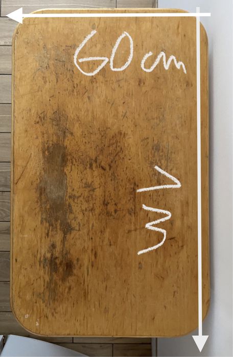 Solidny Stół Sosnowy 100/60/80