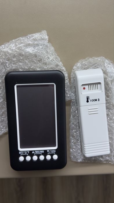 Termometro digital com função relógio