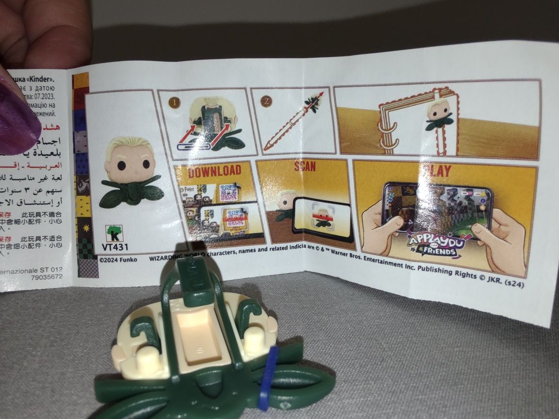 Harry Potter Kinder Joy Funko Pop Draco Malfoy