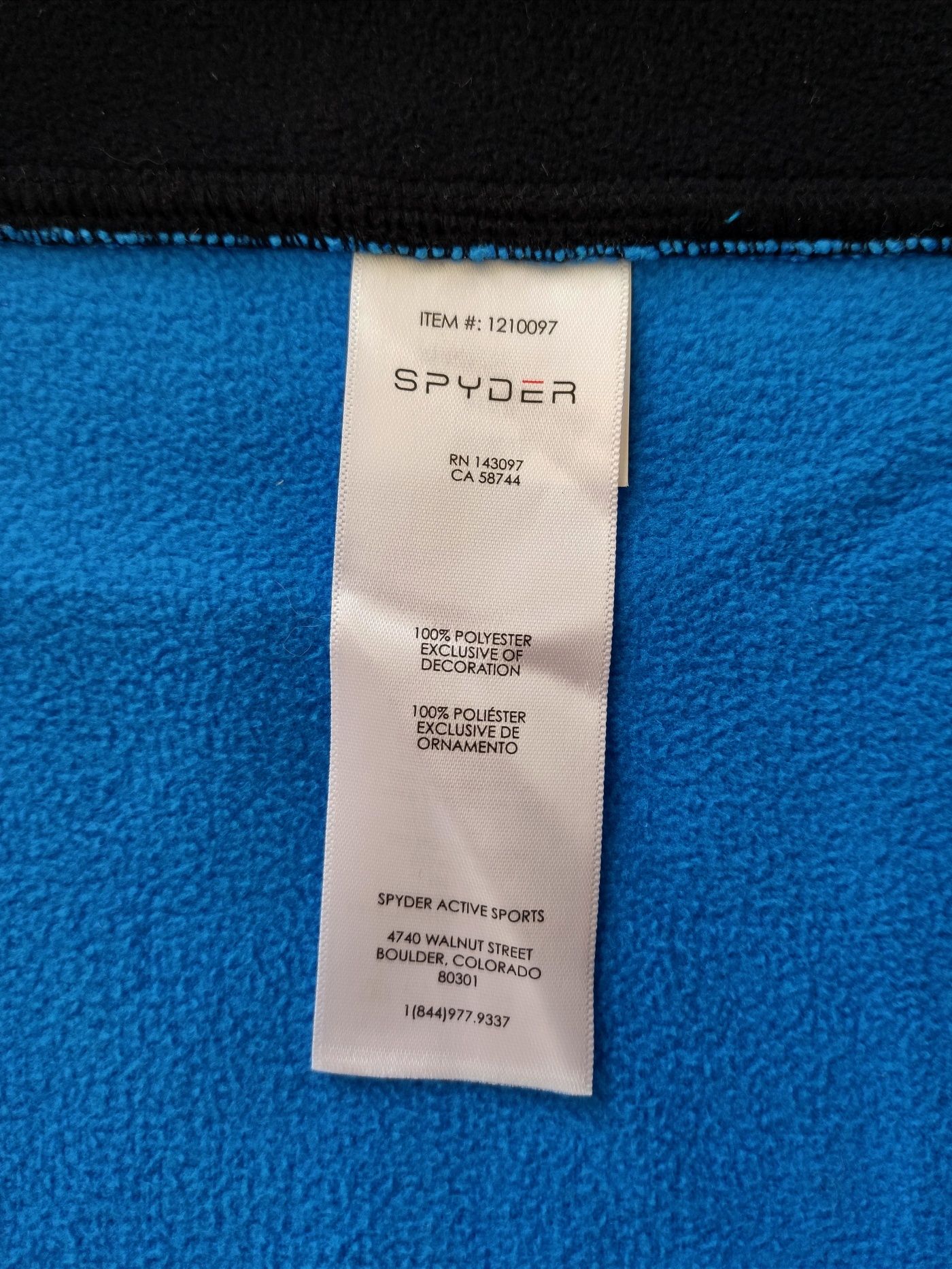 Nowa bluza polar Spyder Full Zip Stryke Jacket 164cm chłopięca /active