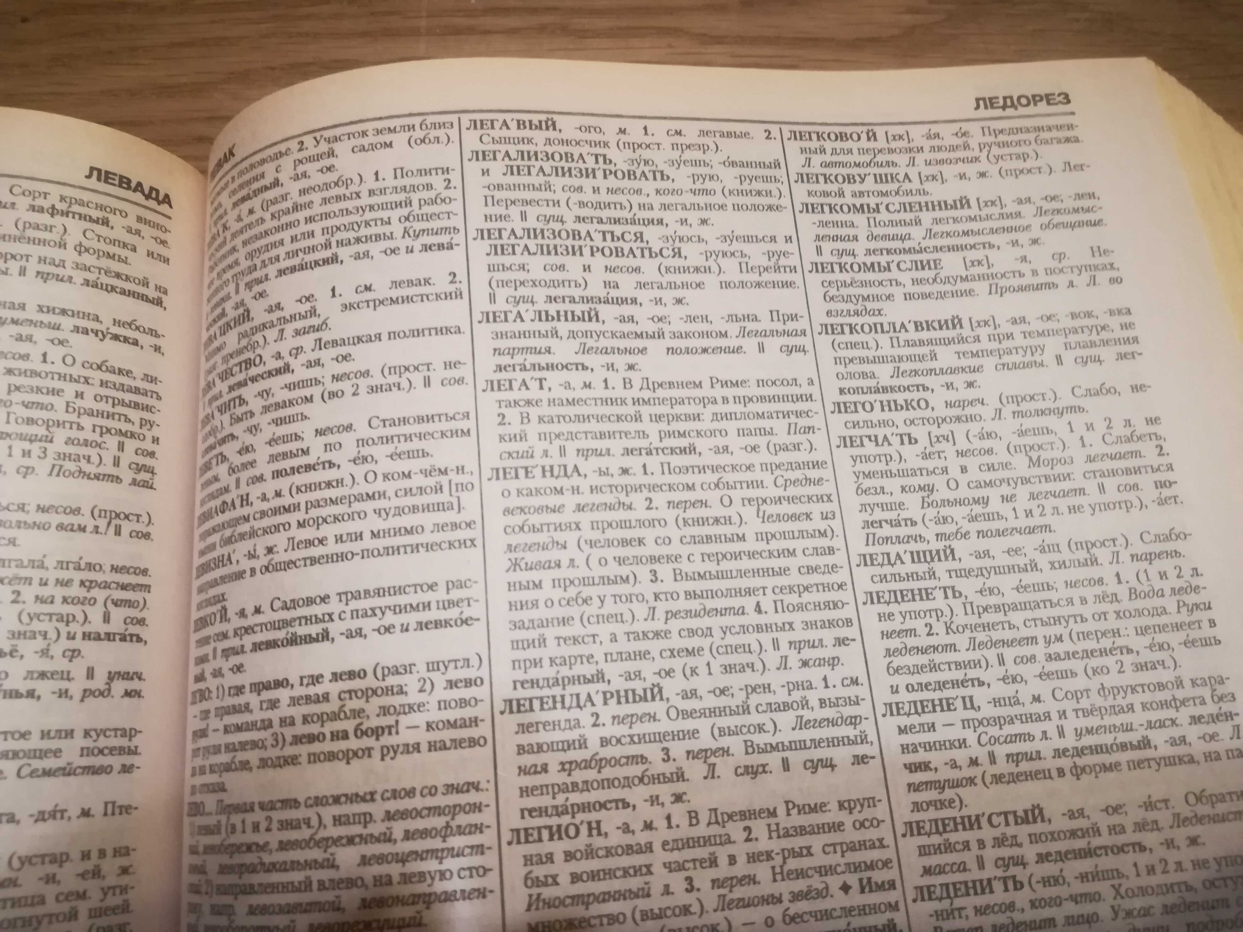 Wielki słownik języka rosyjskiego Ożegowa